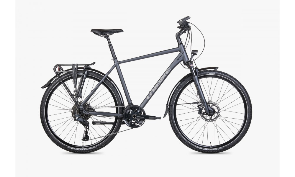 Rower trekkingowy Unibike Globetrotter Man 026 - szary