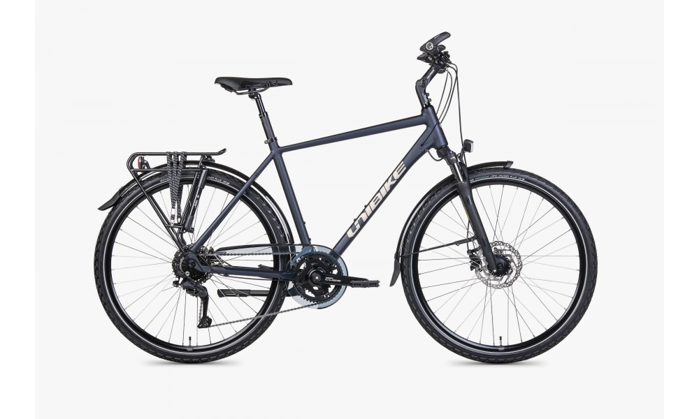 Rower trekkingowy Unibike Expedition Man 026 - granatowy