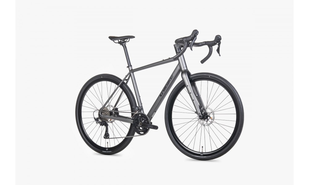 Rower gravel Unibike Tier 026 - grafitowy