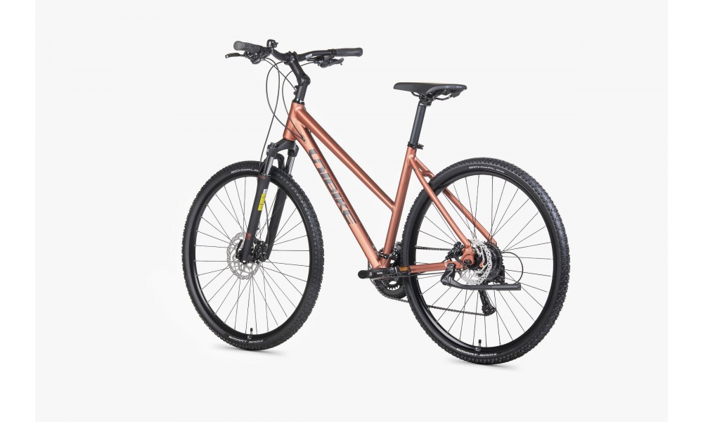 Rower crossowy Unibike Flash Lady 026 - koralowy