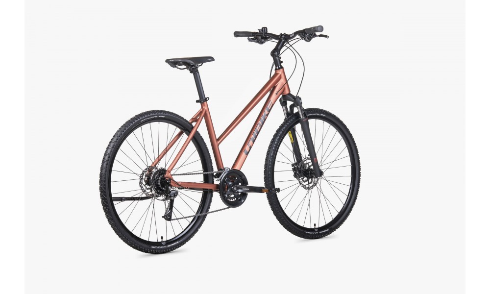 Rower crossowy Unibike Flash Lady 026 - koralowy