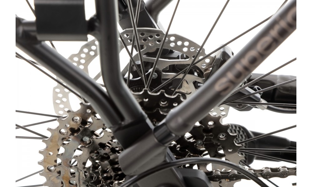 Rower miejski elektryczny Superior eWAY 6.4 MIK 026 - czarny