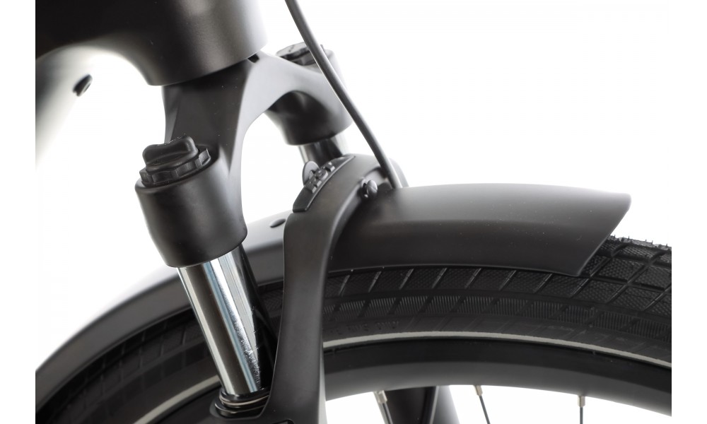 Rower miejski elektryczny Superior eWAY 6.4 MIK 026 - czarny