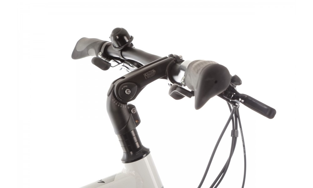 Rower trekkingowy Storm Marathon 9.0 Man LTD - biało-czarny