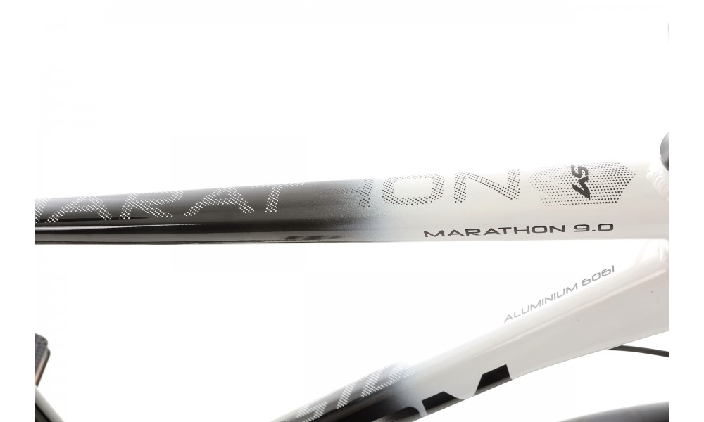 Rower trekkingowy Storm Marathon 9.0 Man LTD - biało-czarny