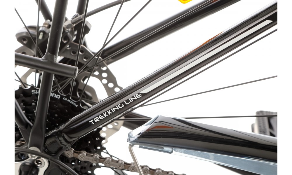 Rower trekkingowy Storm Marathon 9.0 Man LTD - biało-czarny