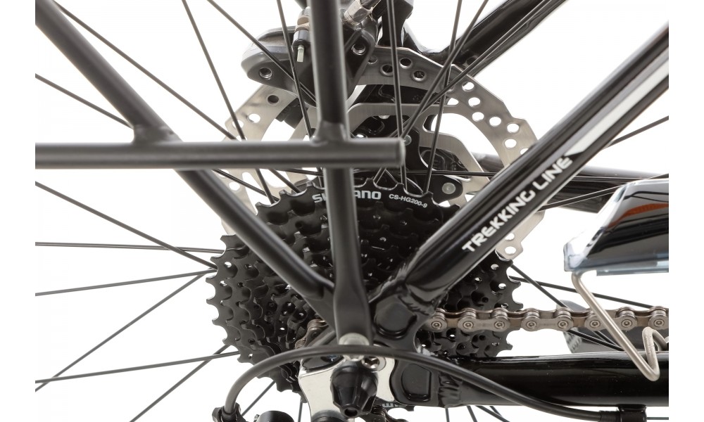 Rower trekkingowy Storm Marathon 9.0 Man LTD - biało-czarny