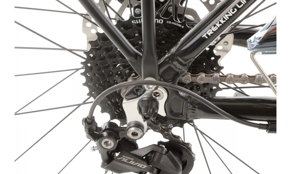 Rower trekkingowy Storm Marathon 9.0 Man LTD - biało-czarny