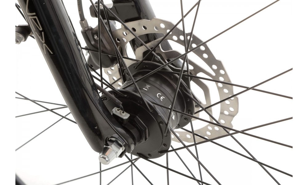 Rower trekkingowy Storm Marathon 9.0 Man LTD - biało-czarny