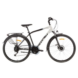 Rower trekkingowy Storm Marathon 9.0 Man LTD - biało-czarny 1