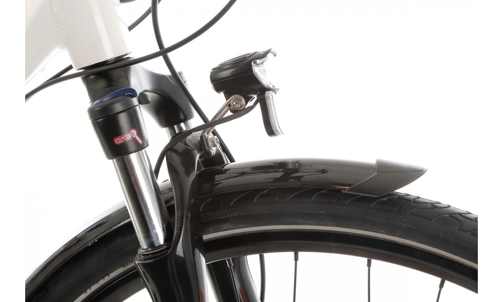 Rower trekkingowy Storm Marathon 9.0 Man LTD - biało-czarny