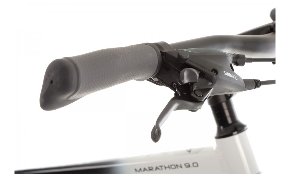 Rower trekkingowy Storm Marathon 9.0 Man LTD - biało-czarny