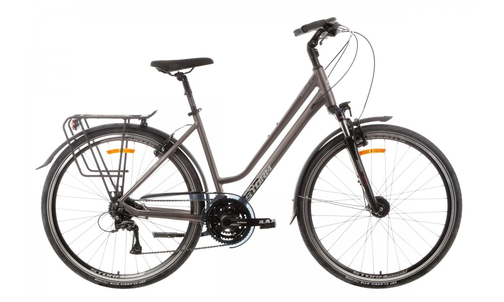 Rower trekkingowy Storm Marathon 6.0 Lady - złoto-grafitowy