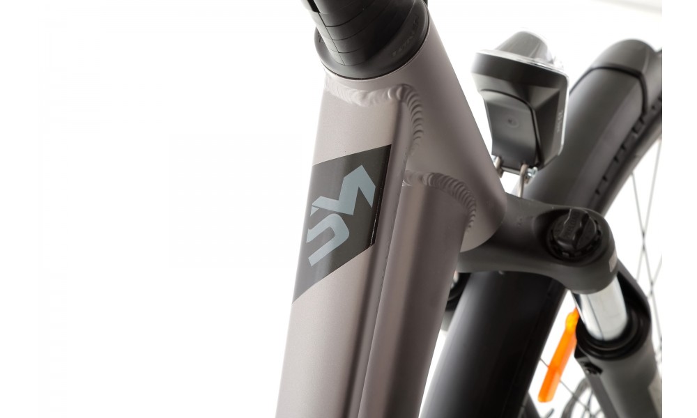 Rower trekkingowy Storm Marathon 7.0 Lady - szaro-srebrny