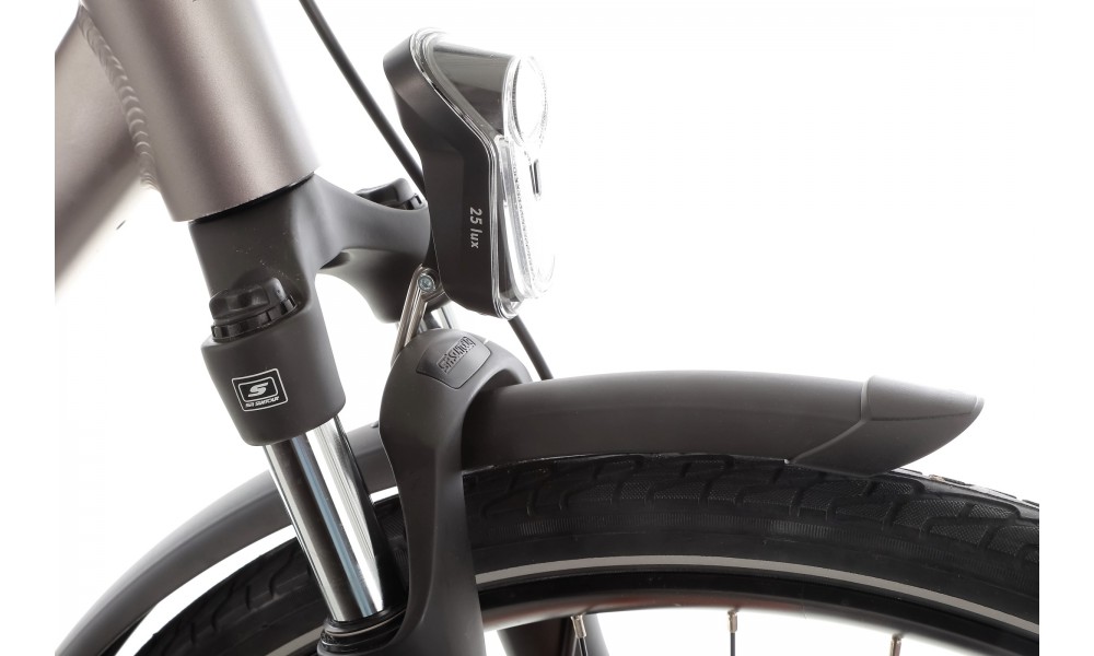 Rower trekkingowy Storm Marathon 7.0 Lady - szaro-srebrny