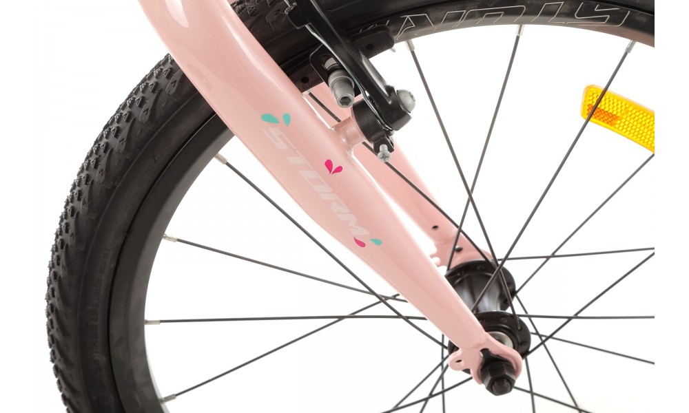 Rower dziecięcy Storm Polly 20 Light - perłowy