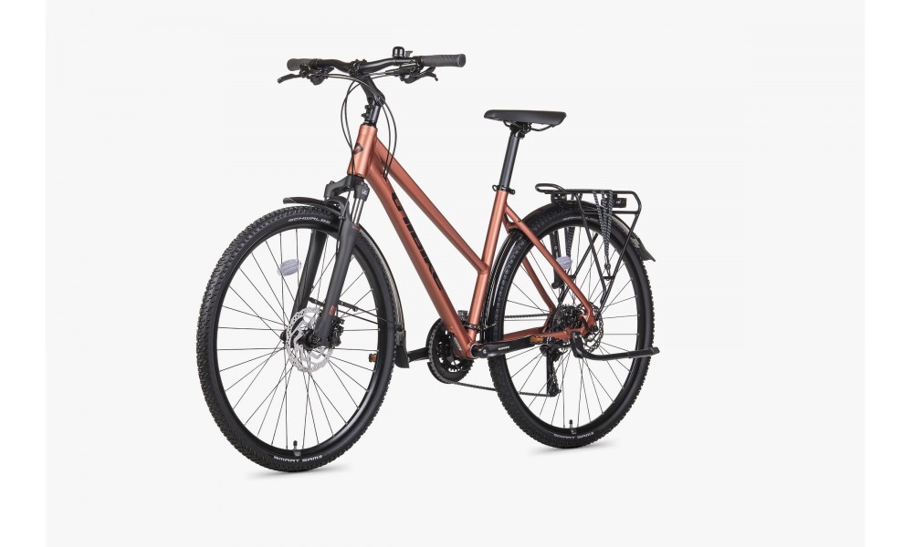 Rower crossowy Unibike Flash EQ Lady 026 - koralowy