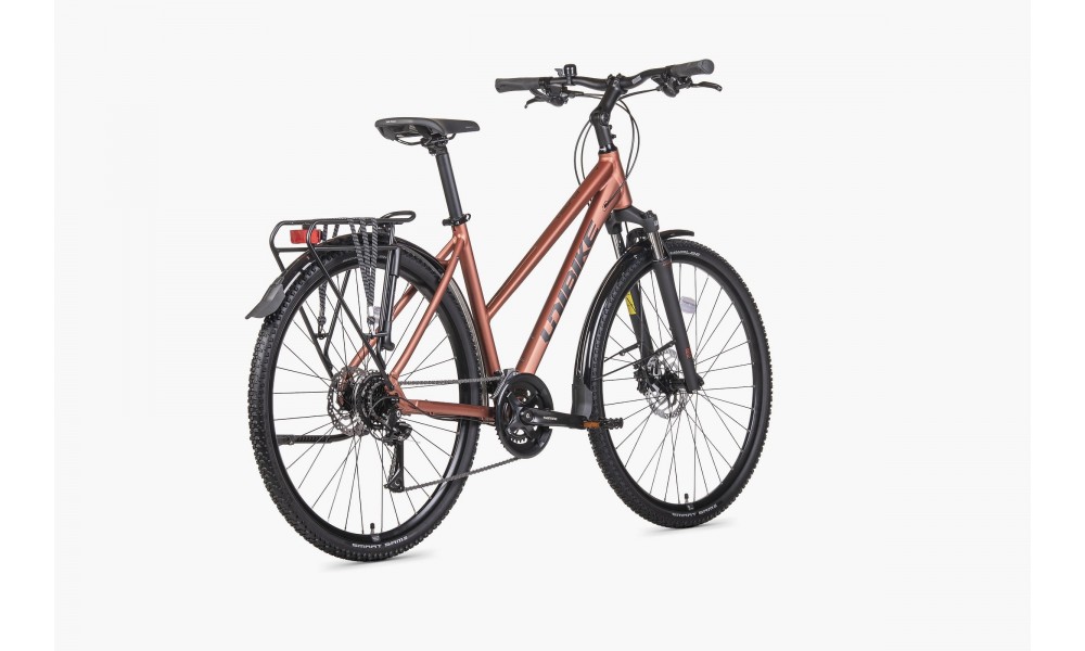 Rower crossowy Unibike Flash EQ Lady 026 - koralowy