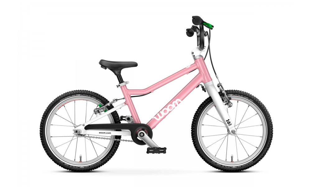 Rower dziecięcy Woom GO 3 16"  - pudrowy róż