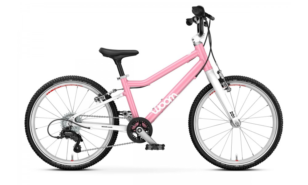 Rower dziecięcy Woom GO 4 20"  - pudrowy róż
