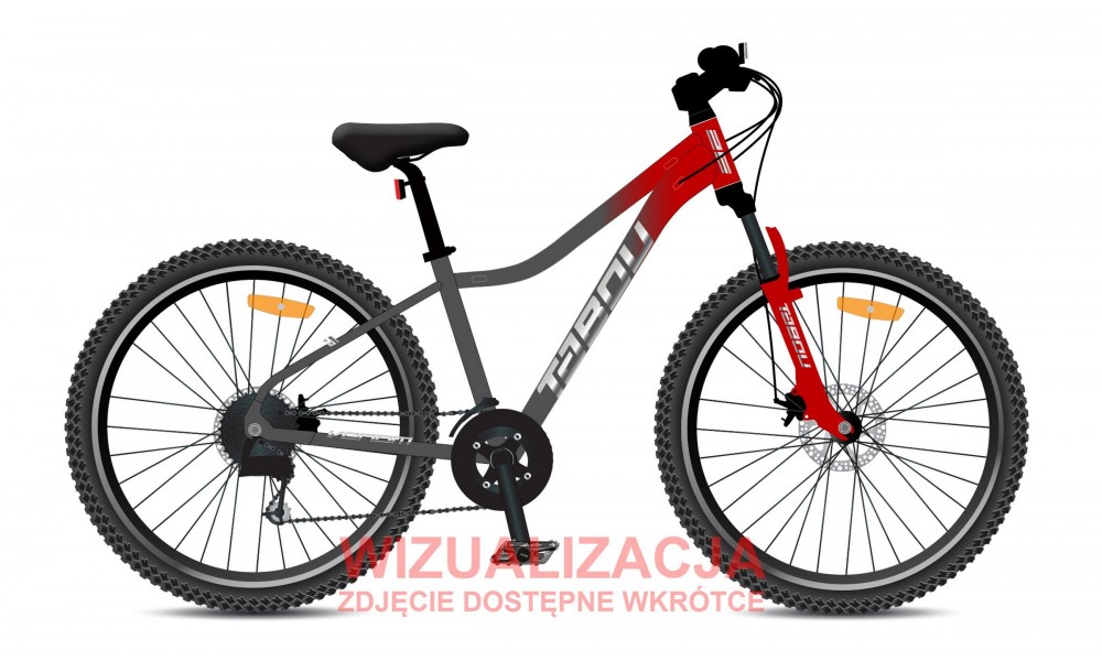 Rower górski Tabou Venom 26 3.0 026 - szaro-czerwony
