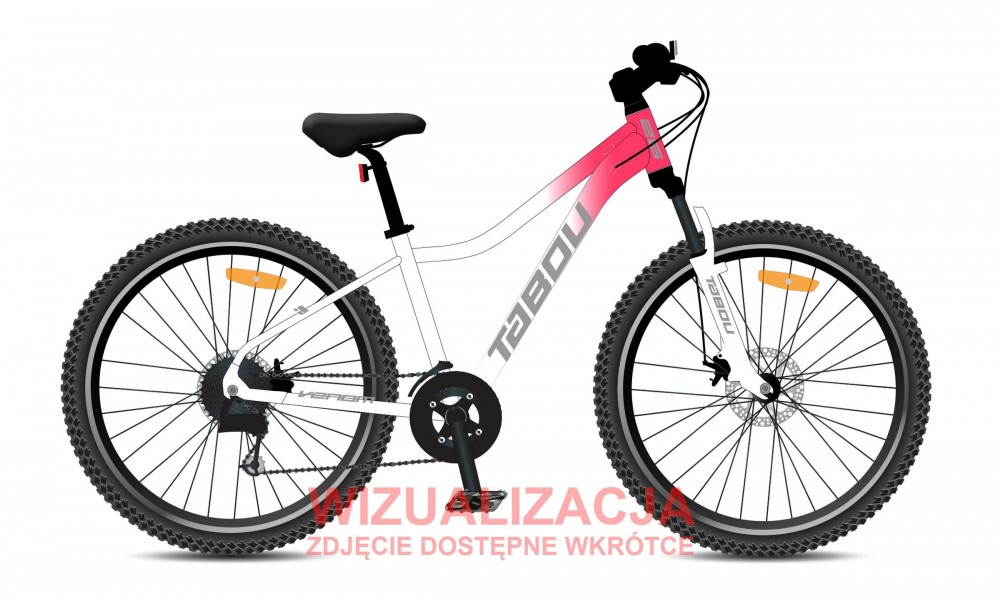 Rower górski Tabou Venom 27,5 3.0 W 026 - różowo-biały