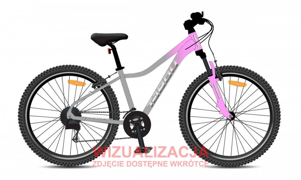 Rower górski Tabou Venom 26 2.0 W 026 - różowo-szary