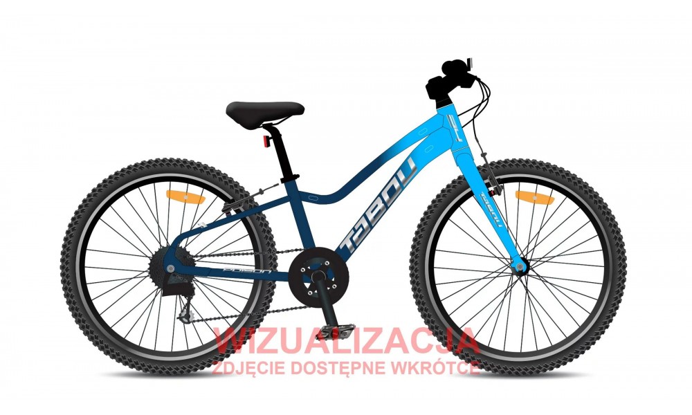 Rower młodzieżowy Tabou Poison 24 Lite 026 - niebieski