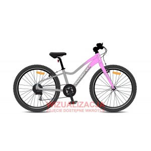 Rower młodzieżowy Tabou Topshe 24 Lite 026 - różowo-szary 1