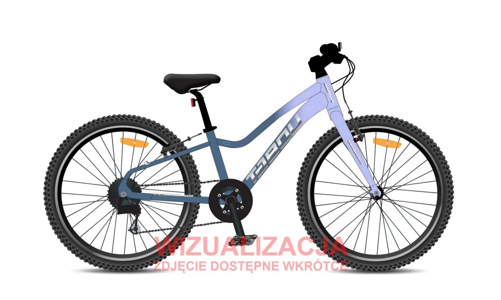 Rower młodzieżowy Tabou Topshe 24 Lite 026 - niebiesko-fioletowy