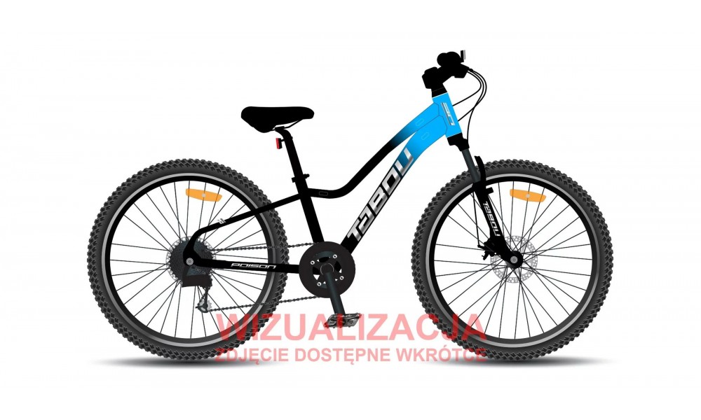 Rower dziecięcy Tabou Poison 20 PRO 026 - niebiesko-czarny