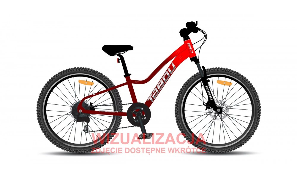Rower dziecięcy Tabou Poison 20 PRO 026 - czerwony