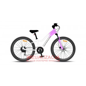 Rower dziecięcy Tabou Topshe 20 PRO 026 - biało-fioletowy 1