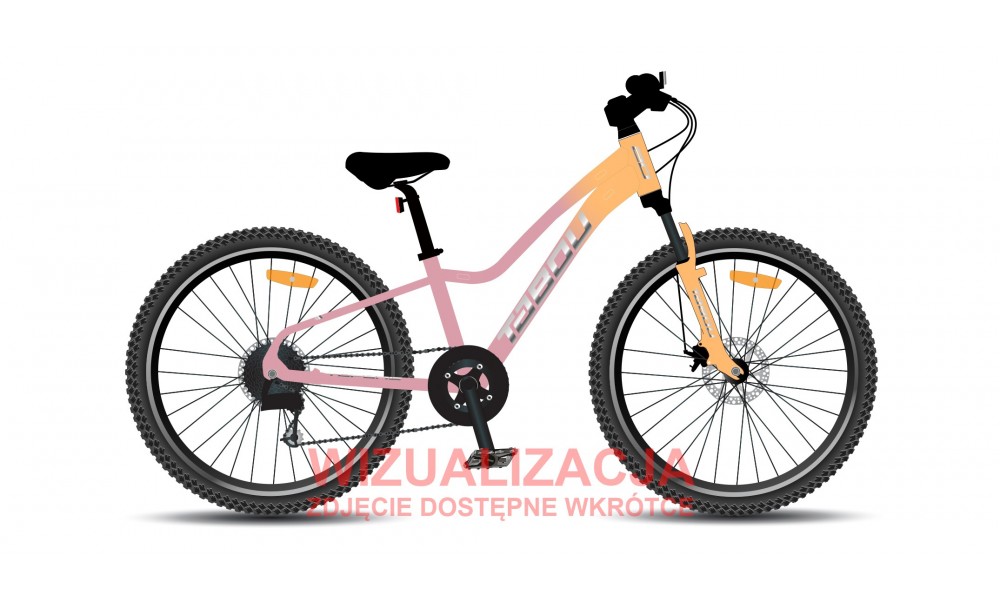 Rower dziecięcy Tabou Topshe 20 PRO 026 - koralowy
