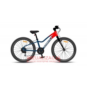 Rower dziecięcy Tabou Poison 20 Lite 026 - niebiesko-czerwony 1