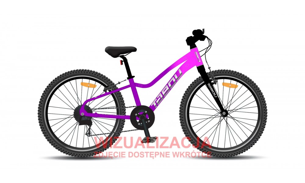 Rower dziecięcy Tabou Topshe 20 Lite 026 - różowo-fioletowy