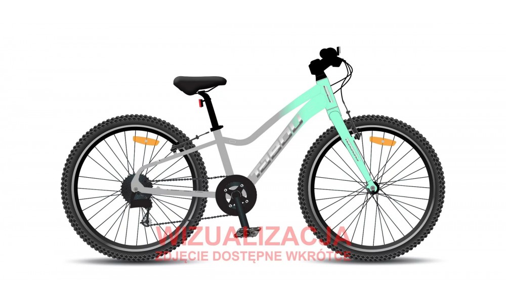 Rower dziecięcy Tabou Topshe 20 Lite 026 - miętowo-szary