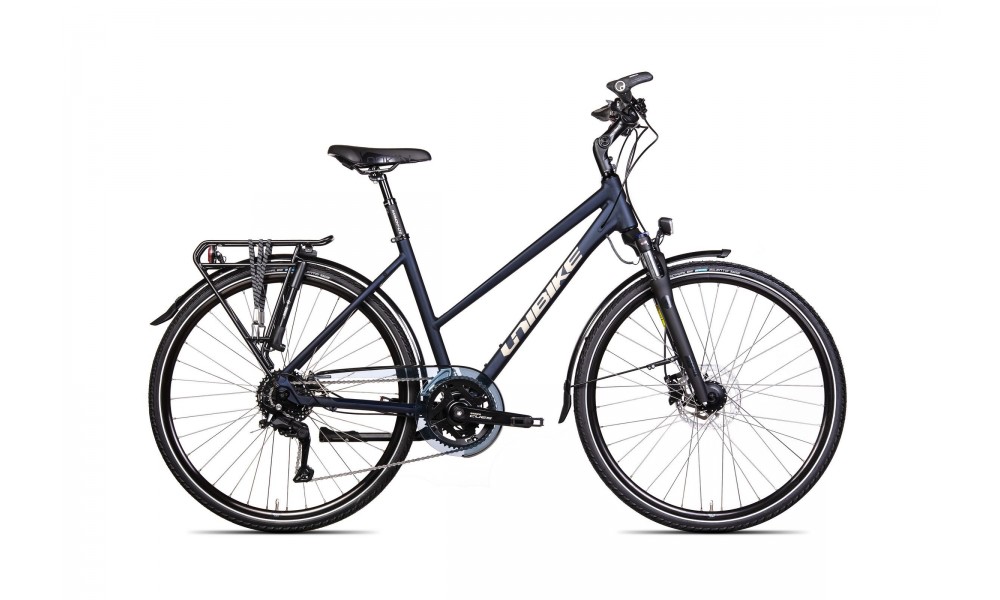 Rower trekkingowy Unibike Expedition Lady 026 - granatowy