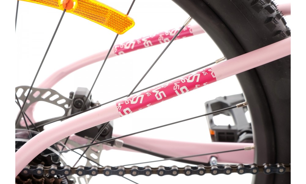 Rower młodzieżowy Storm Bella 24 2.0 2HD - różowy