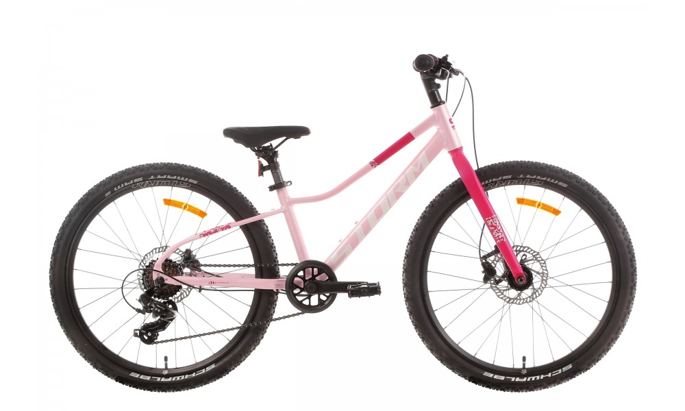 Rower młodzieżowy Storm Bella 24 2.0 2HD - różowy