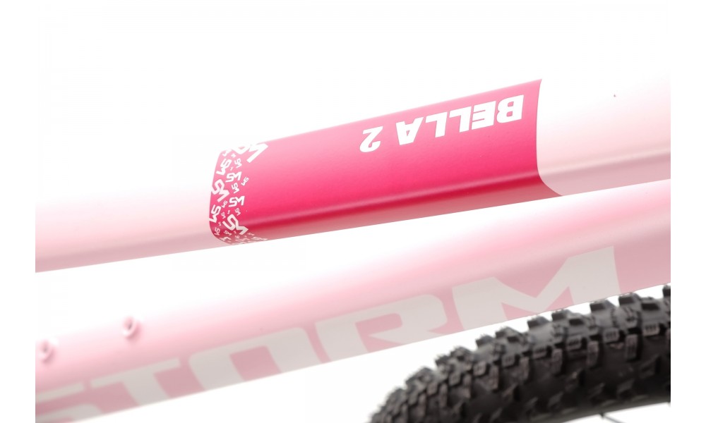 Rower młodzieżowy Storm Bella 24 2.0 2HD - różowy