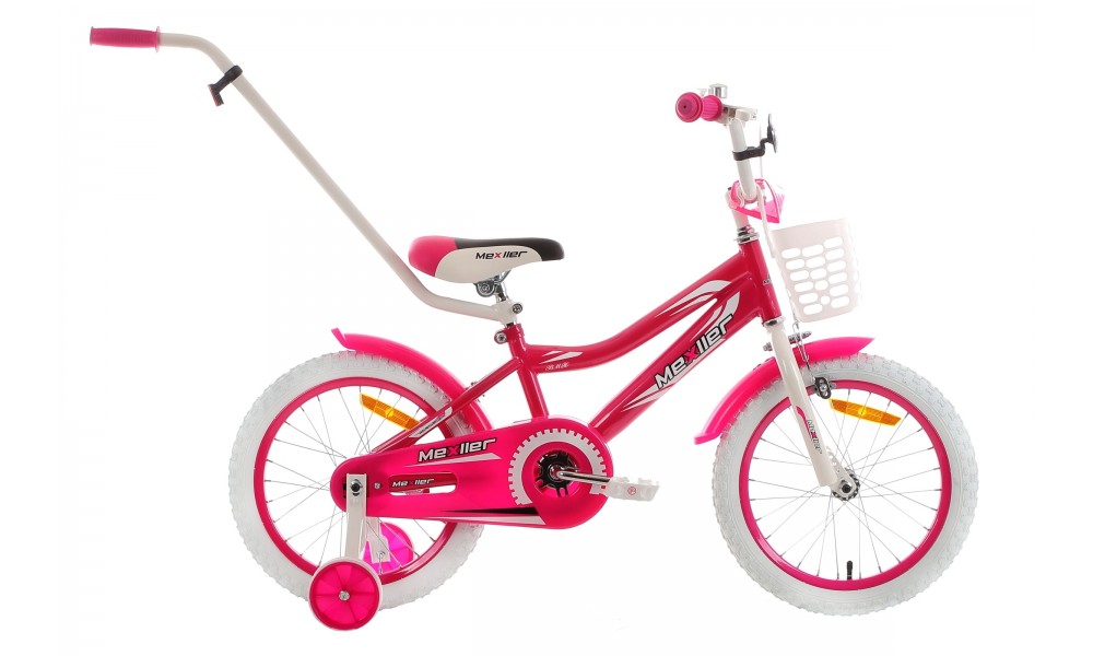 Rower dziecięcy Mexller Bmx 16 026 - biało-różowy