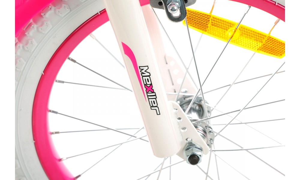 Rower dziecięcy Mexller Bmx 16 026 - biało-różowy