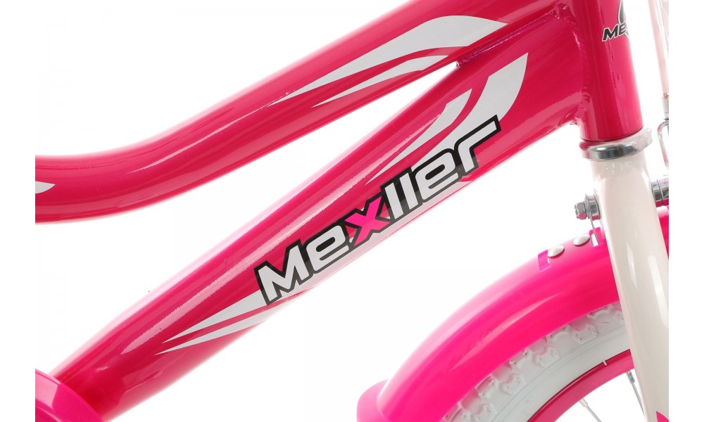 Rower dziecięcy Mexller Bmx 16 026 - biało-różowy