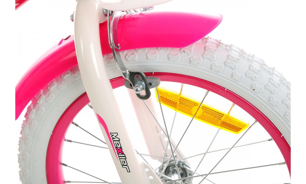 Rower dziecięcy Mexller Bmx 16 026 - biało-różowy