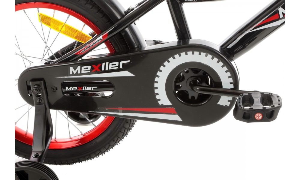 Rower dziecięcy Mexller Bmx 16 026 - czarno-czerwony