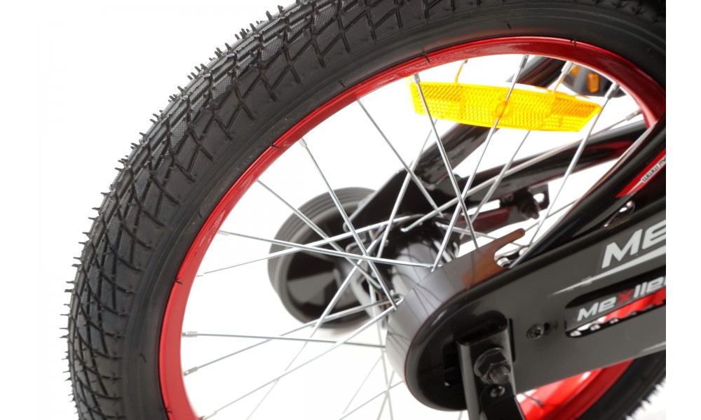 Rower dziecięcy Mexller Bmx 16 026 - czarno-czerwony