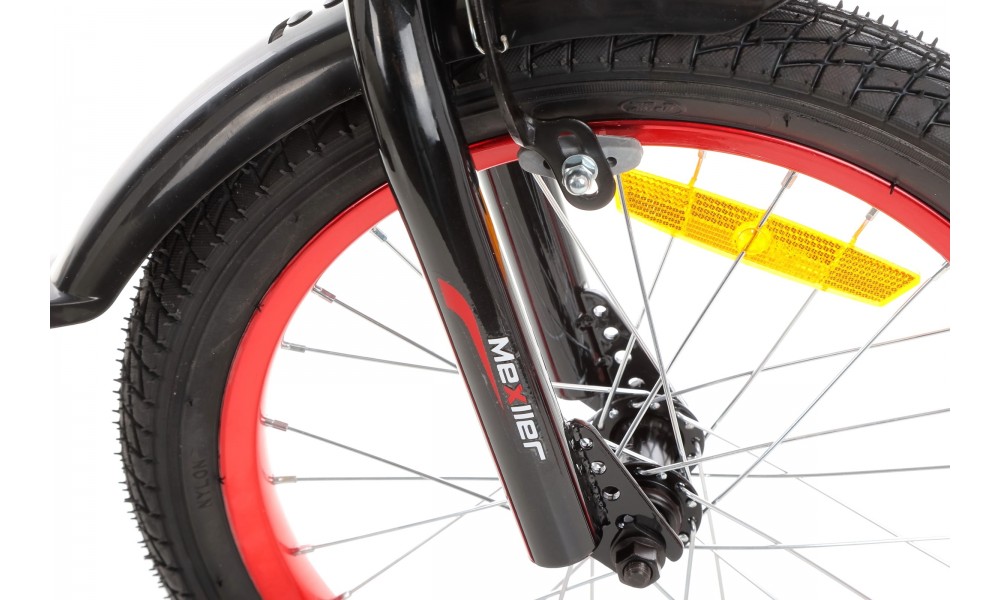 Rower dziecięcy Mexller Bmx 16 026 - czarno-czerwony
