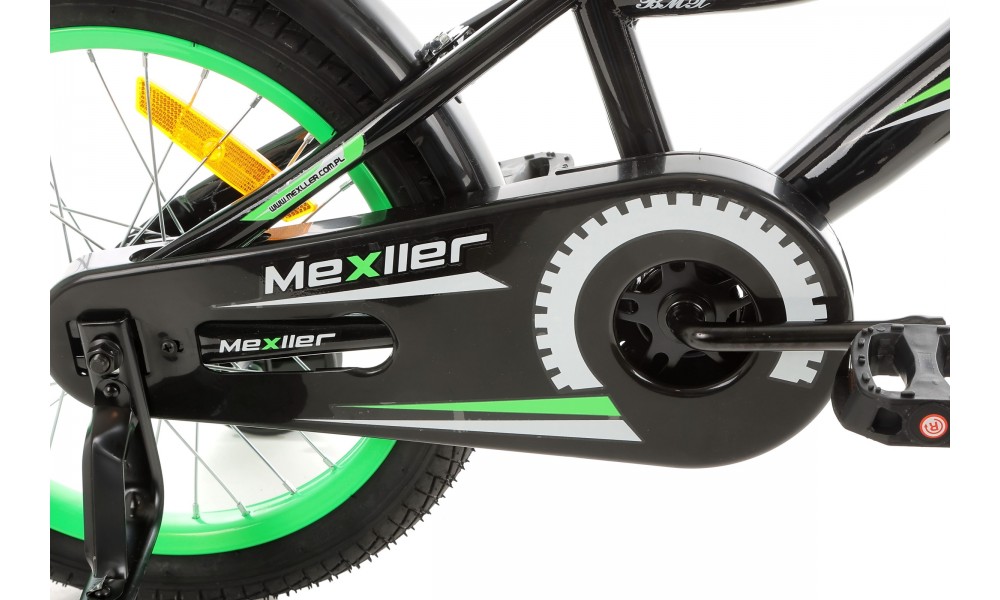 Rower dziecięcy Mexller Bmx 16 026 - czarno-zielony