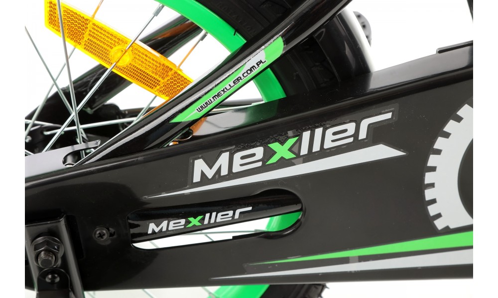 Rower dziecięcy Mexller Bmx 16 026 - czarno-zielony